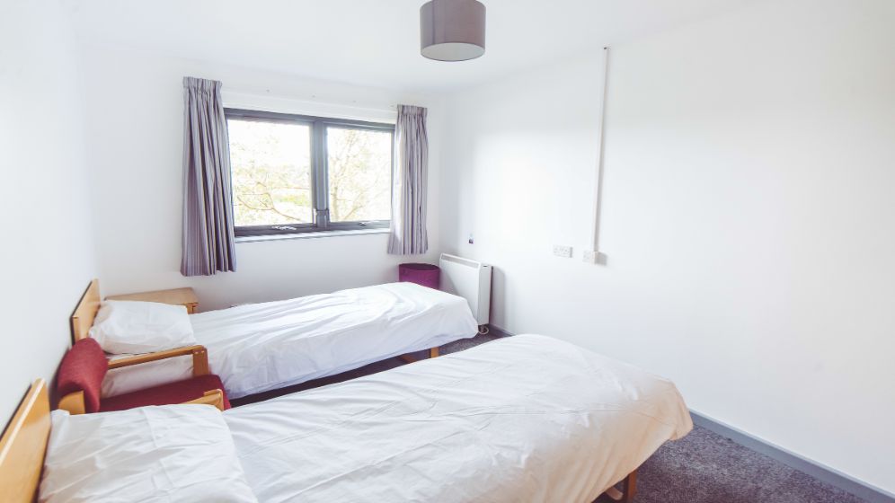 Bowsden Court bedroom.